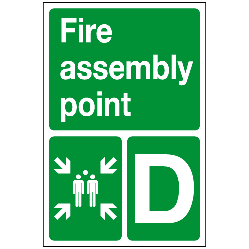 ap2u-d-med – Safety Sign Warehouse Fire assembly portrait - ident D