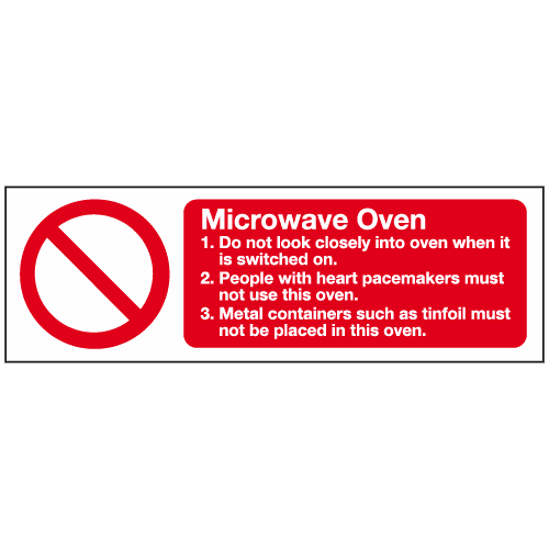 hc1a-med – Safety Sign Warehouse Microwave Oven safety hc1