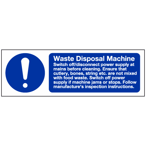 hc2a-med – Safety Sign Warehouse Waste Disposal Machine hc2