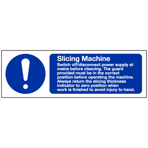 hc6a-med – Safety Sign Warehouse Slicing Machine instructions hc6