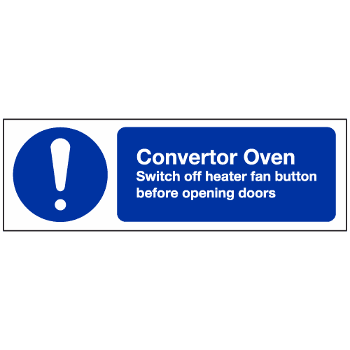 hc7a-med – Safety Sign Warehouse Convertor Oven hc7