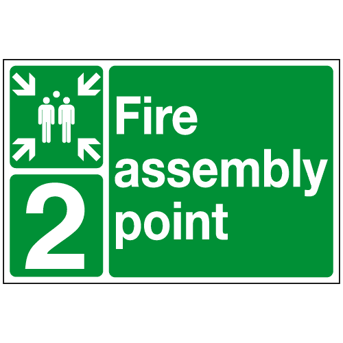 sc644s-2-med – Safety Sign Warehouse Fire assembly landscape - ident 2