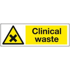 Clinical waste sign - Ref: ws36