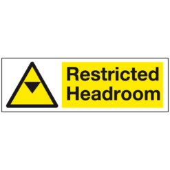 Restricted headroom sign - Ref: ws532