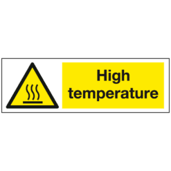 High temperature sign - Ref: ws62