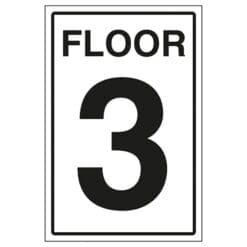 Floor Level 3 sign- Ref: st10