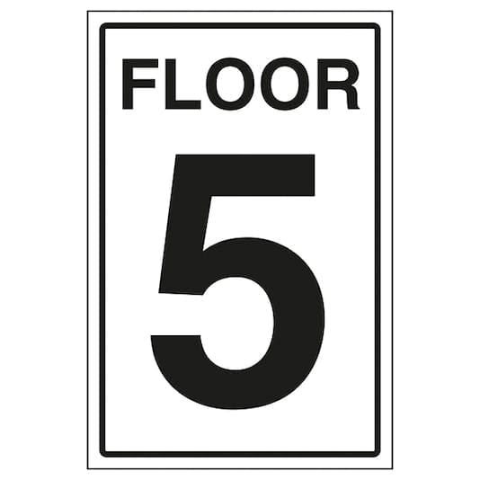 floor 5 – Safety Sign Warehouse