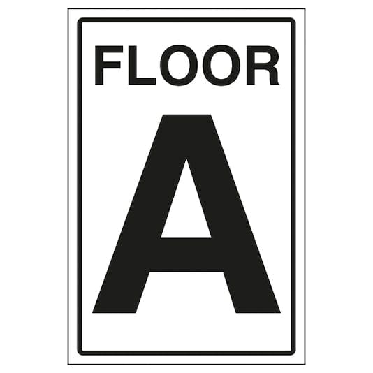 floor A – Safety Sign Warehouse Floor A Stairway Sign