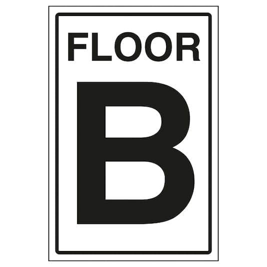 floor B – Safety Sign Warehouse