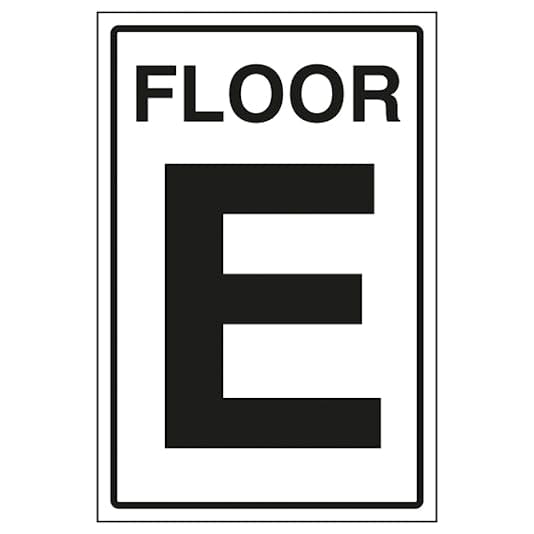 floor E – Safety Sign Warehouse