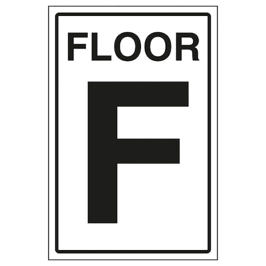 floor F – Safety Sign Warehouse