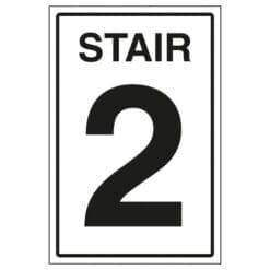 Stair Level 2 sign- Ref: st16