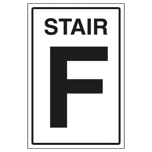 stair F – Safety Sign Warehouse