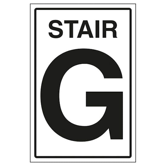 stair G – Safety Sign Warehouse