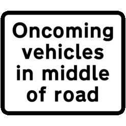 Oncoming vehicles. Diag 575