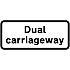 Dual Carriageway. Diag 608