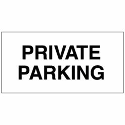Private Parking sign - Ref: cp38