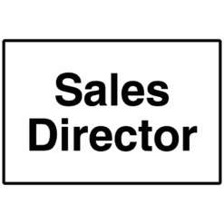 Sales Director sign - Ref: cp55