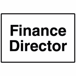 Finance Director sign - Ref: cp56
