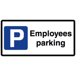 Employees parking sign - Ref: cp73