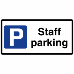 Staff parking sign - Ref: cp77