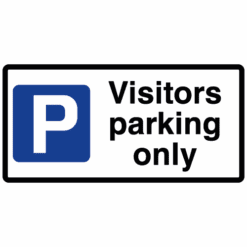 Visitors parking only sign - Ref: cp78