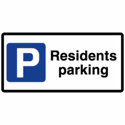 Residents Parking sign - Ref: cp88