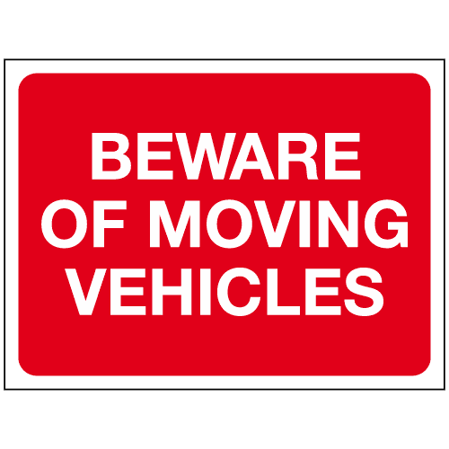cp33d-med – Safety Sign Warehouse Beware of moving vehicles cp33
