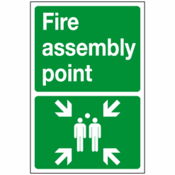 Fire assembly point sign - Ref: ap1