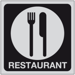 Restaurant Symbol sign - Ref: gs12a