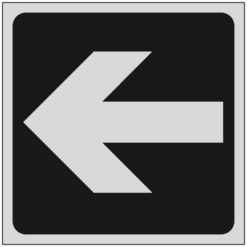 Arrow Straight Symbol sign - Ref: gs15a