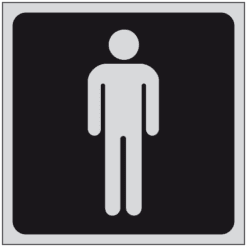 Male Toilet sign - Ref: gs2a