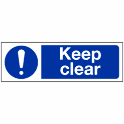 Keep clear sign - Ref: ms3