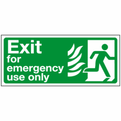 NHS Exit for emergency use only - Ref: nhs41