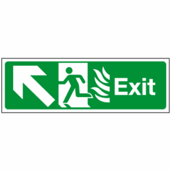 NHS Exit arrow UP LEFT - Ref: nhs7