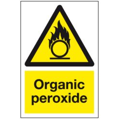 Organic peroxide sign - Ref: wm13
