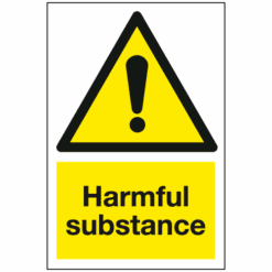 Harmful substance sign - Ref: wm17