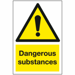 Dangerous substances sign - Ref: wm27