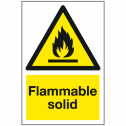 Flammable Solid sign - Ref: wm5
