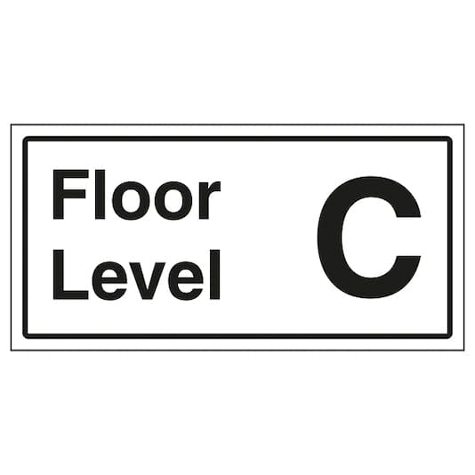 floor level c – Safety Sign Warehouse