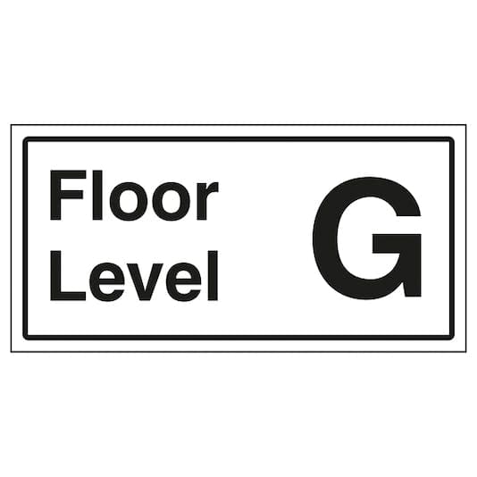 floor level g – Safety Sign Warehouse