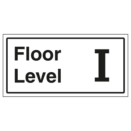 floor level i – Safety Sign Warehouse