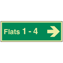 GITD Flats 1-4 Arrow Right - Ref: docb5