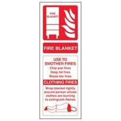 Fire Blanket sign - Ref: fe2