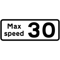 Advisory speed 30mph. Diag 513.2v4