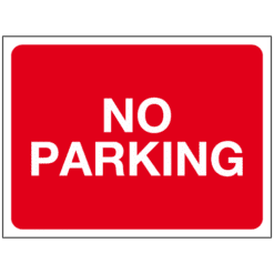 No Parking sign cp18