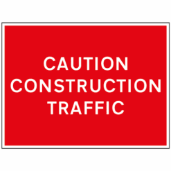 Caution Construction Traffic sign - Ref: tc8