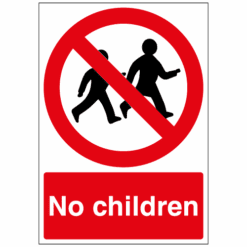 No Children sign - Ref: p23