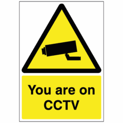 You are on CCTV sign - Ref: se7