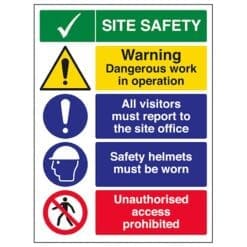 Driver Notice - Speed And Parking Restrictions Must Be Observed sign - Ref: c19